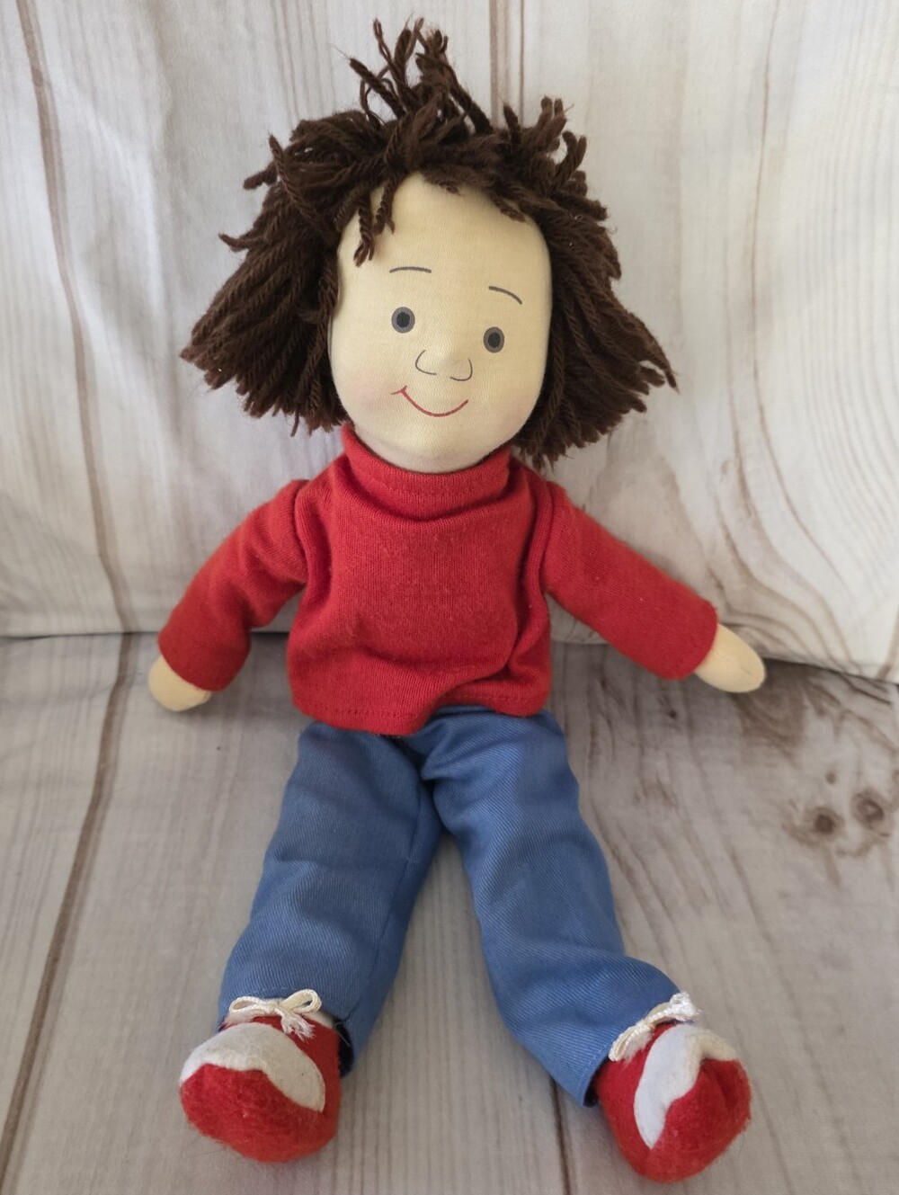 Beverly Clearly Ramona Quimby Plush Doll Floppy 16 Inch 1985